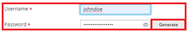 Type the username you want the user to have and give it a password, then click the Create button on the bottom of the tab. Type the username you want the user to have and give it a password, then click the Create button on the bottom of the tab.